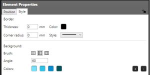 BadgeMaker gradient settings