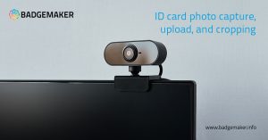 ID card photo capture, upload, and cropping