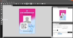 Add QR-code to your card design - Barcode and 2D Barcode feature in BadgeMaker